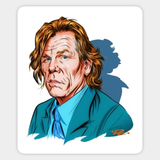 Nick Nolte - An illustration by Paul Cemmick Sticker